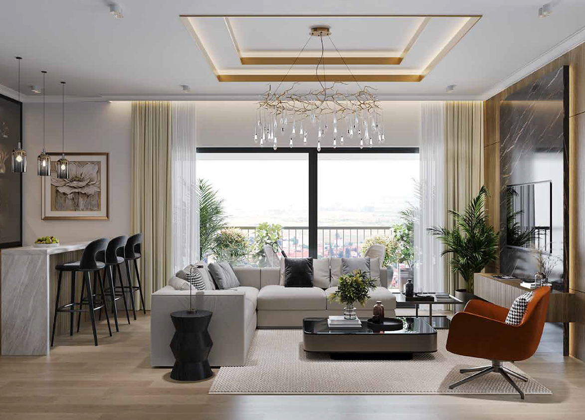 sobha vista residences living room