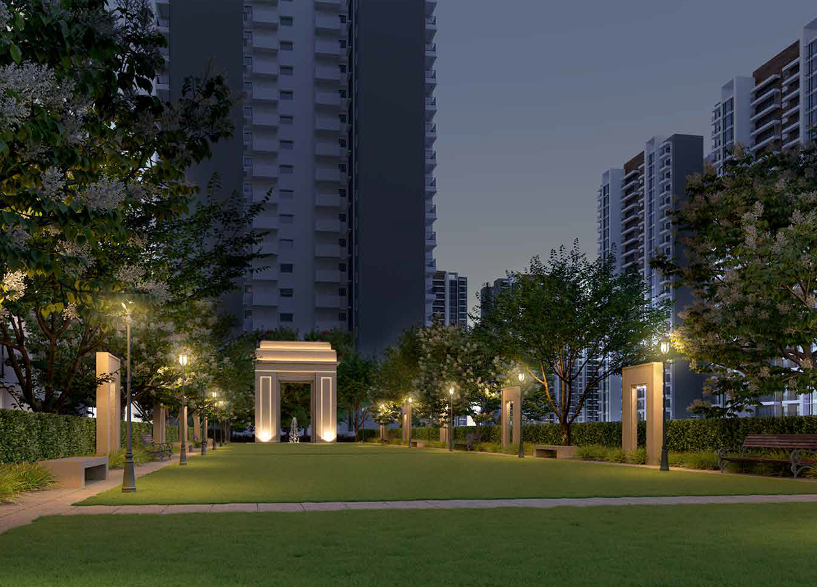 sobha vista residences green area