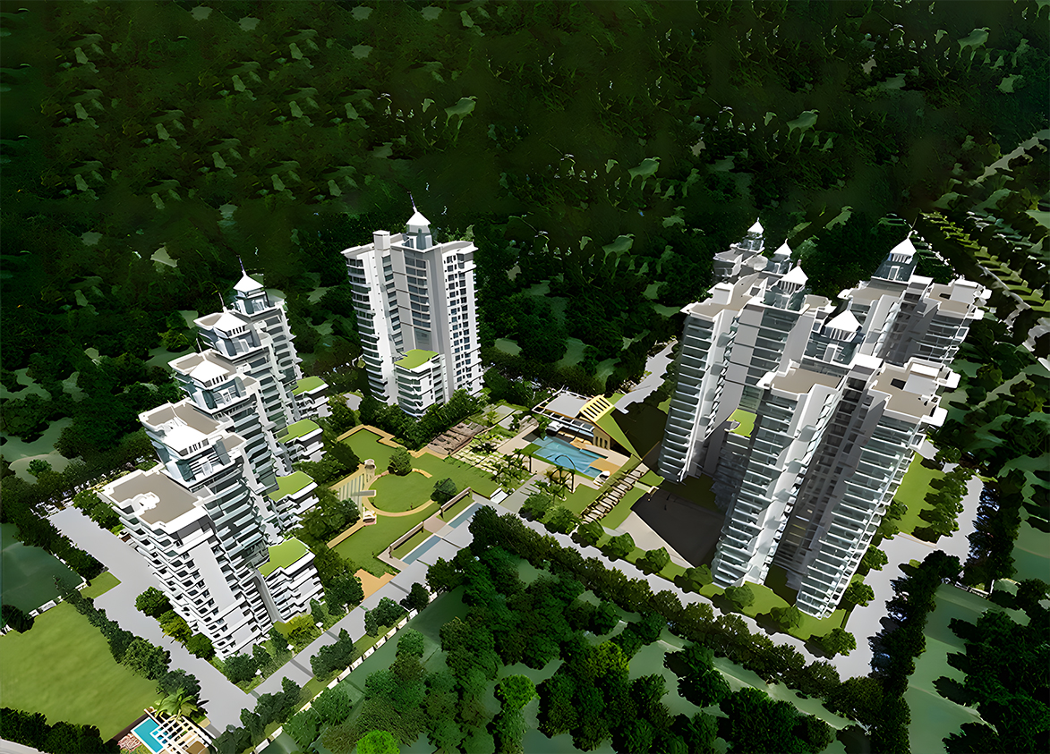 Spaze Privvy Ready to Move Residential Project Aerial View