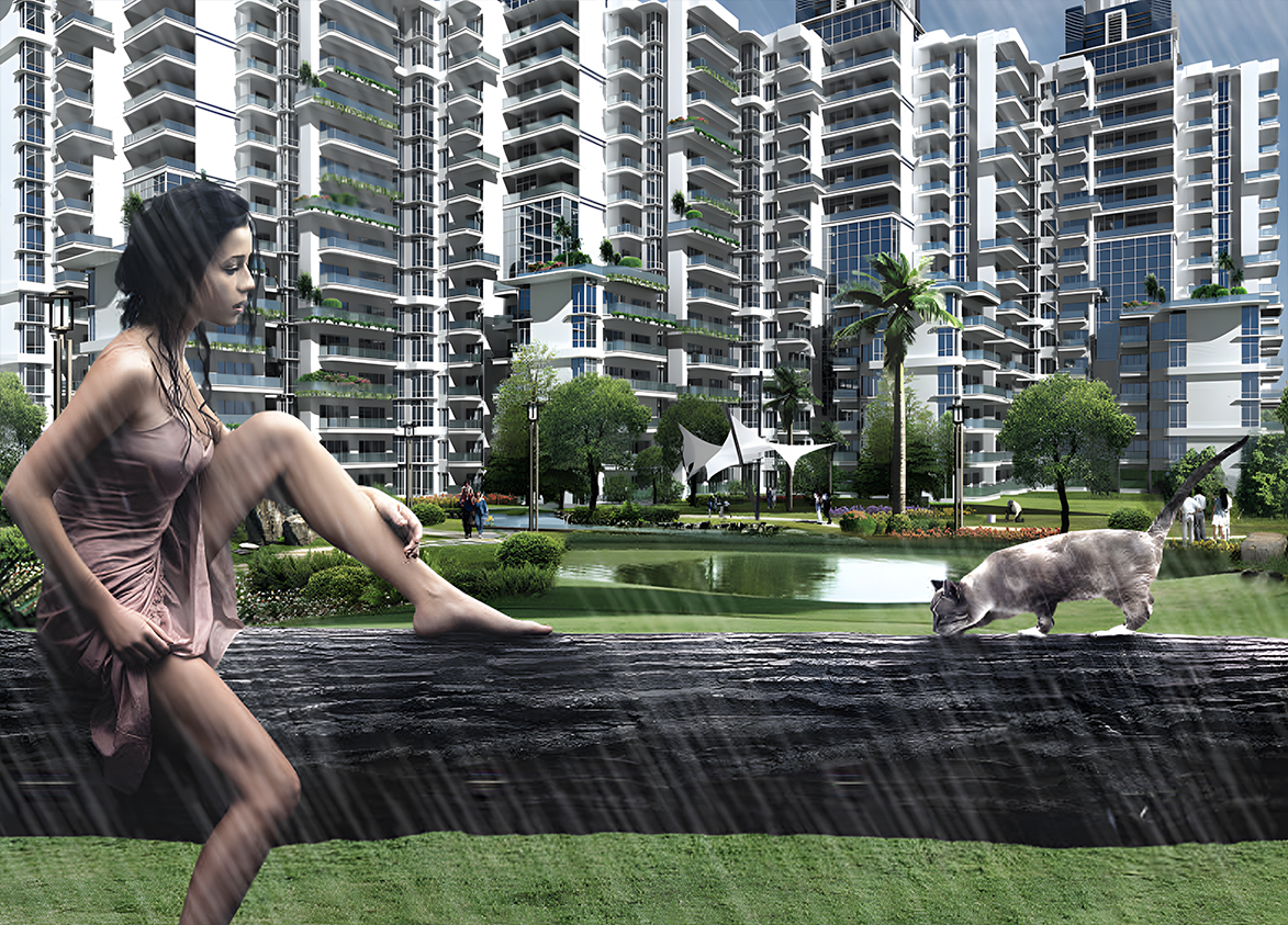 Spaze Privvy Landscape Green