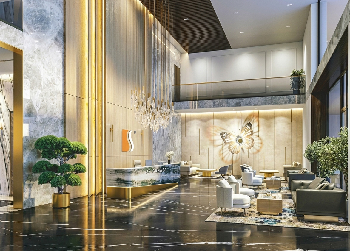 SS Camasa ground floor reception area