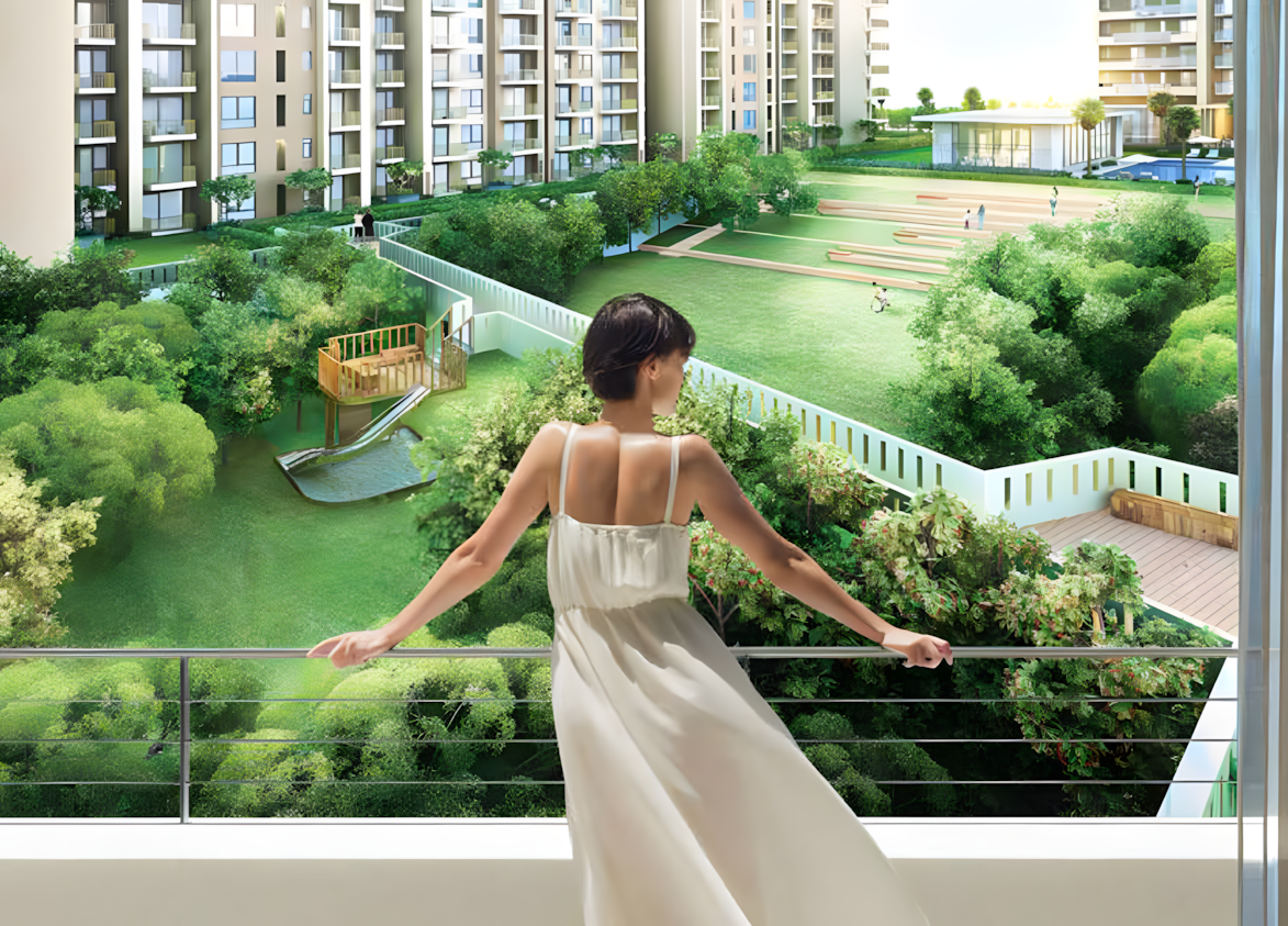 Tata La Vida Balcony Area