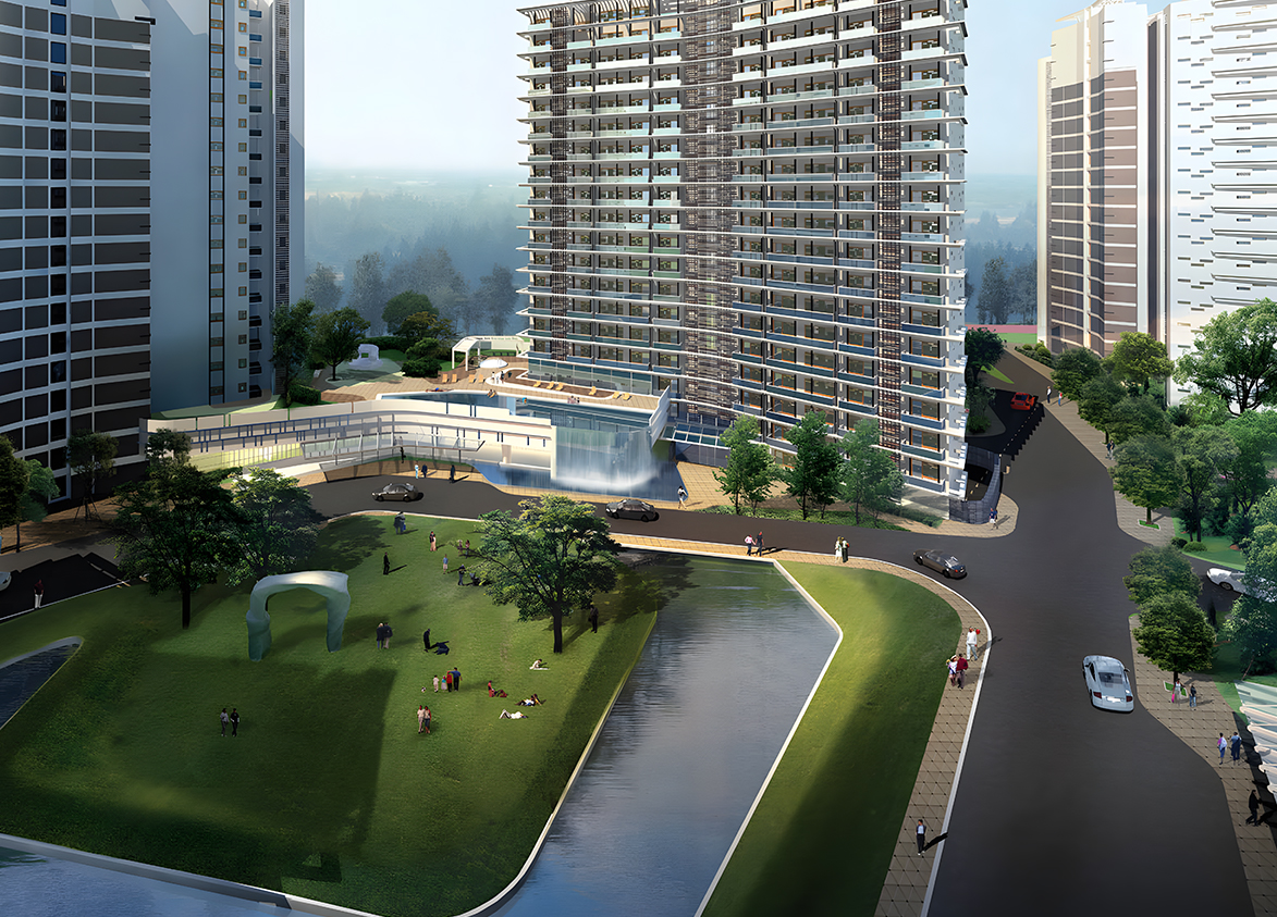 Tata Raisina Residency Project Aerial View