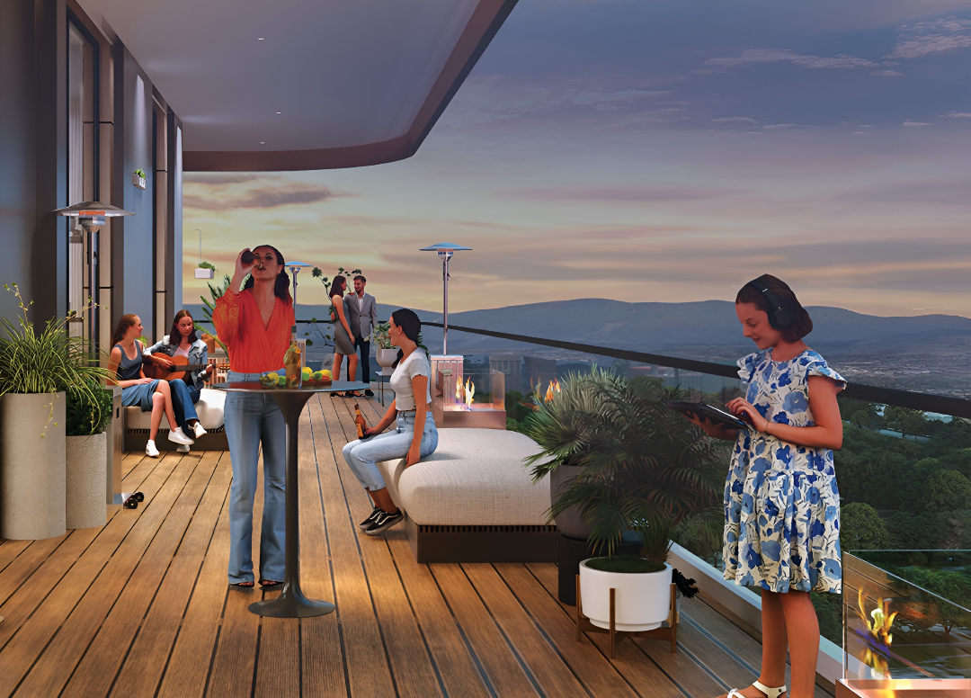 Trevoc Royal Residences Balcony Sitting Area