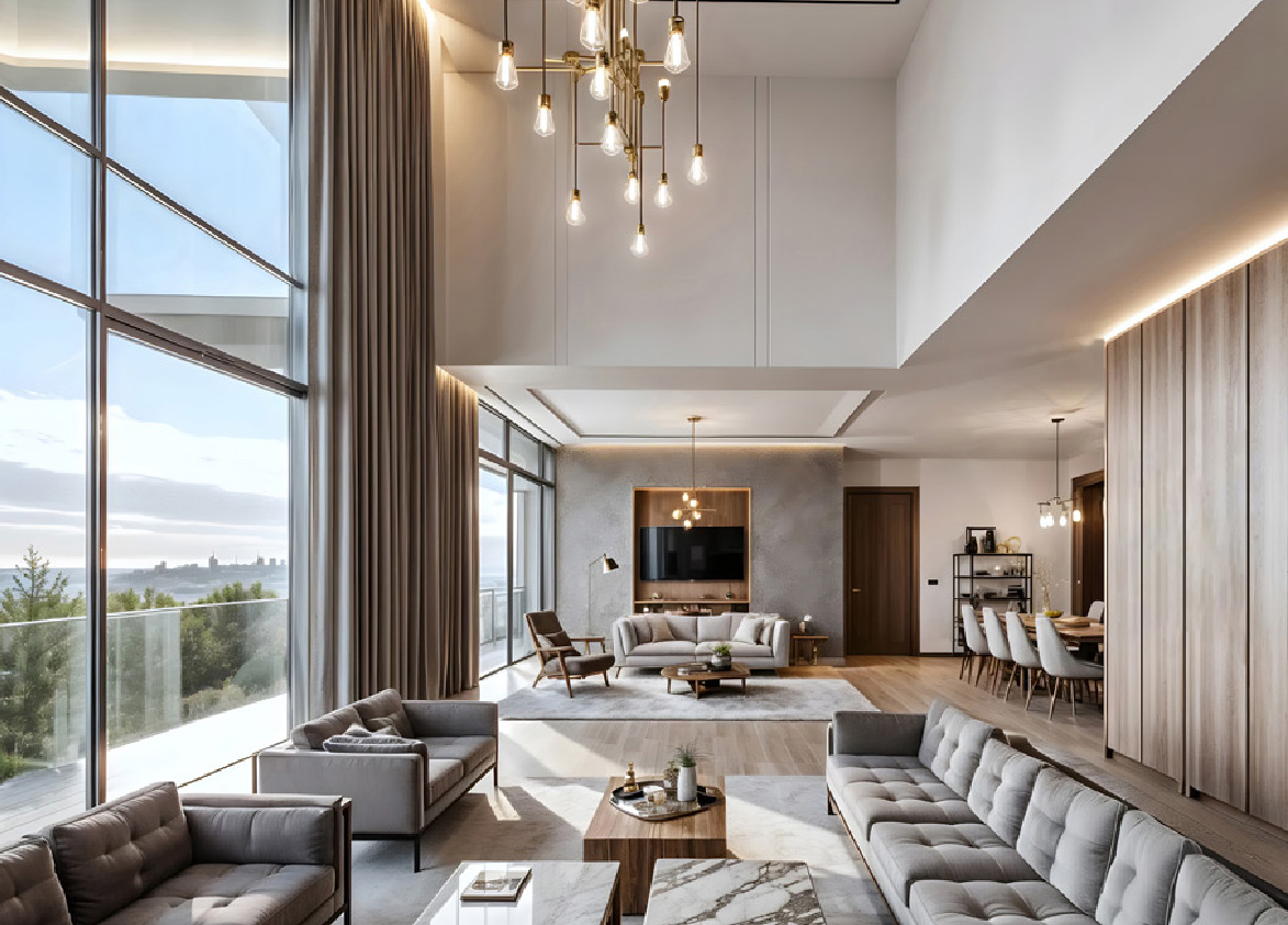 Trump Residences Gurgaon Living Room