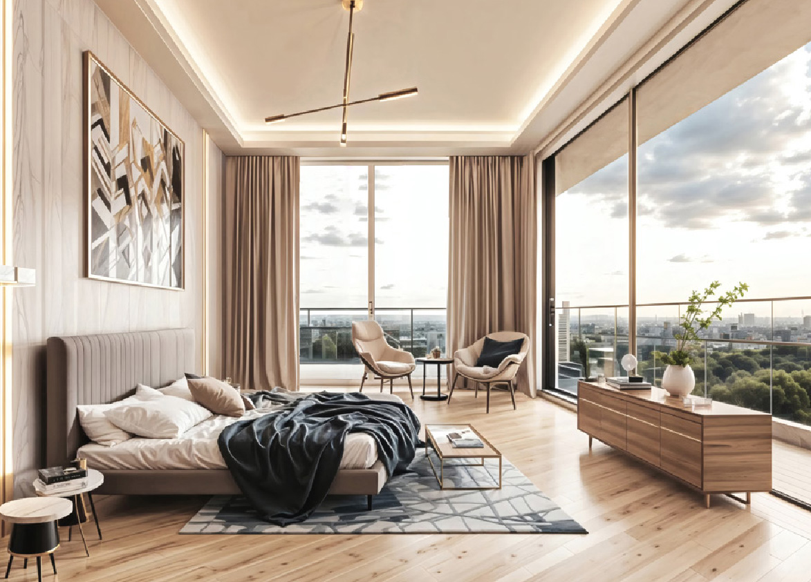 Trump Residences Gurgaon Bedroom