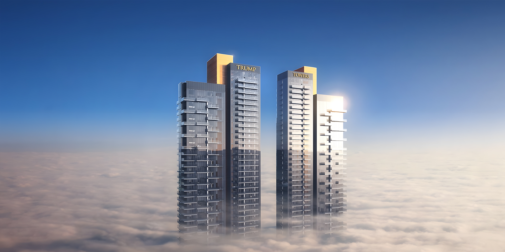 Trump Tower Gurgaon Sector 65 Facade Skyline View