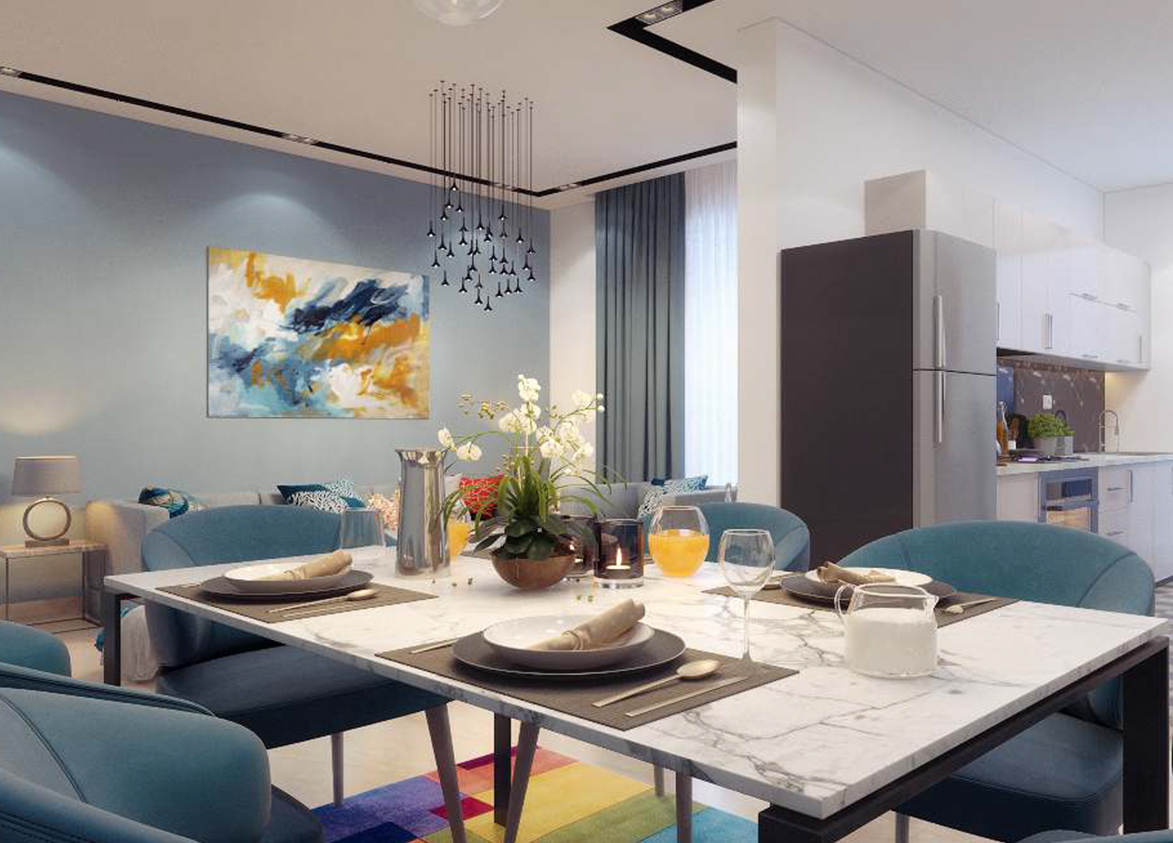 Tulip Leaf Dining Area