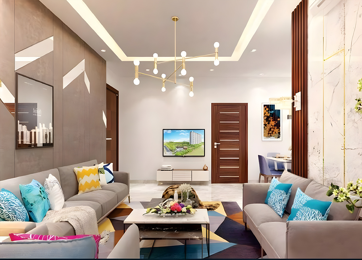 Tulip Yellow Living Room