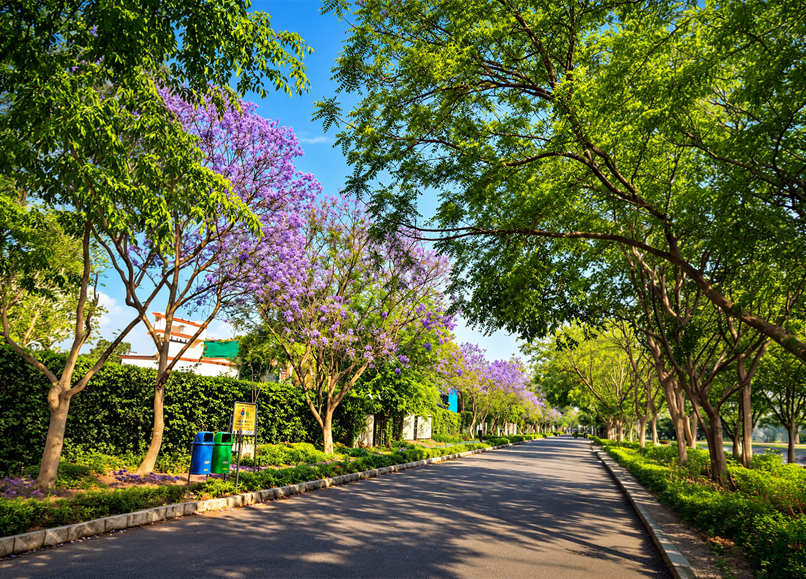 Unitech Nirvana Birch Court Internal Road in Nirvana Country, Gurgaon