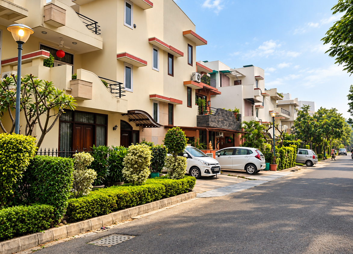 Unitech Deerwood Chase Car Parking