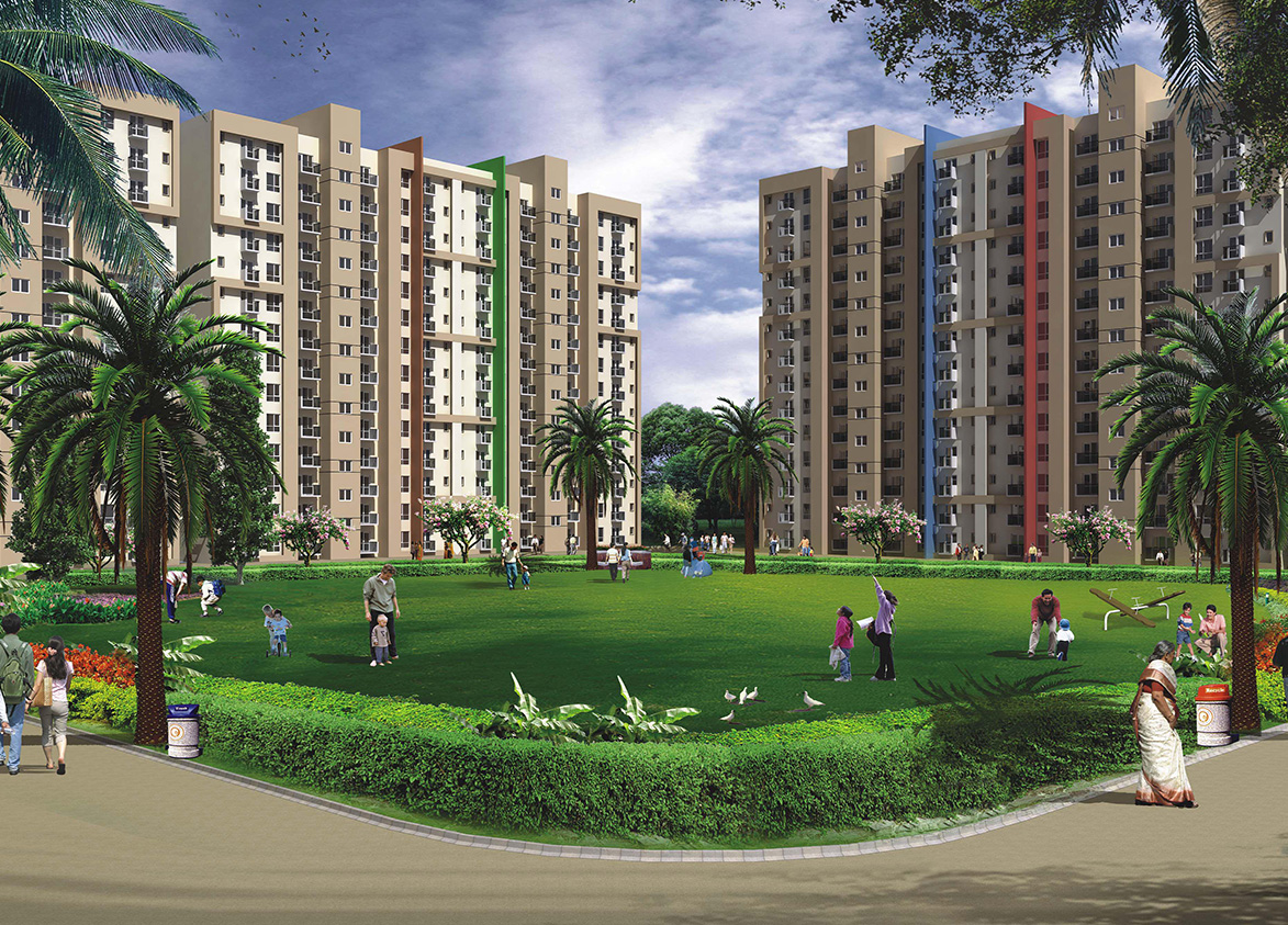 Unitech Uniworld Resorts The Residences Green Area