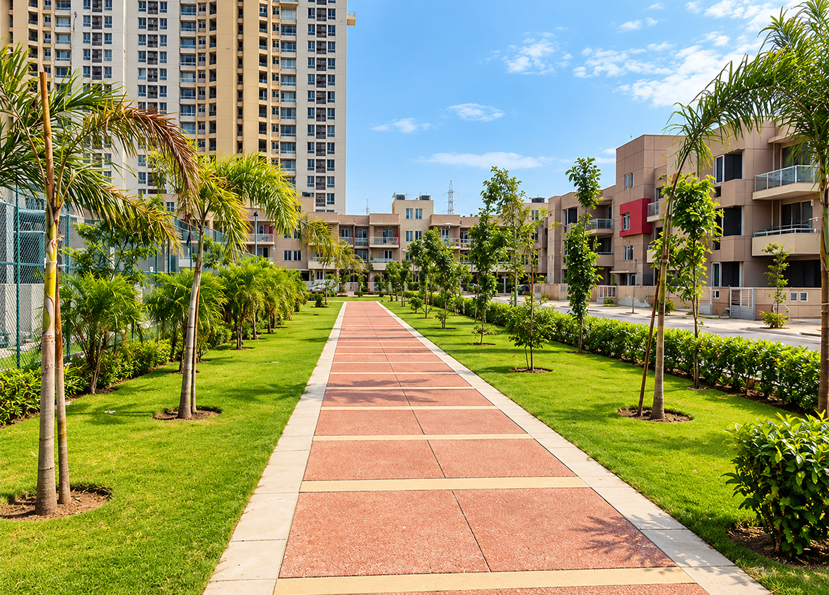 Unitech Independent Floor in Landscape Garden