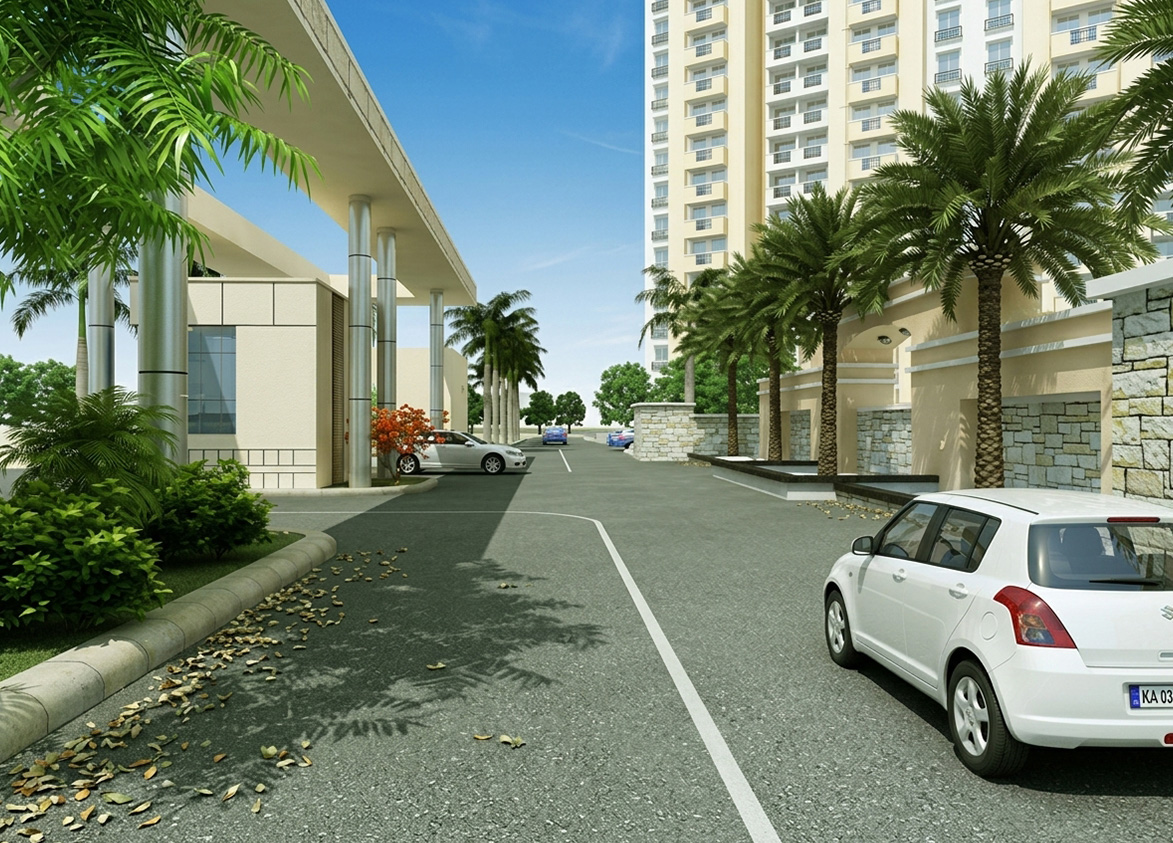 Vipul Lavanya Residential Project Internal Road