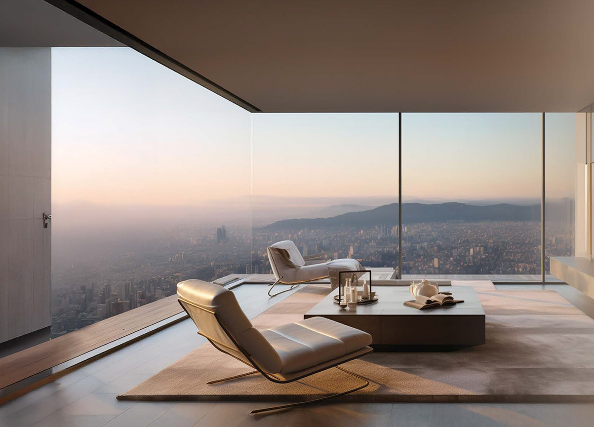 Whiteland The Aspen Iconic Tower Skyline View