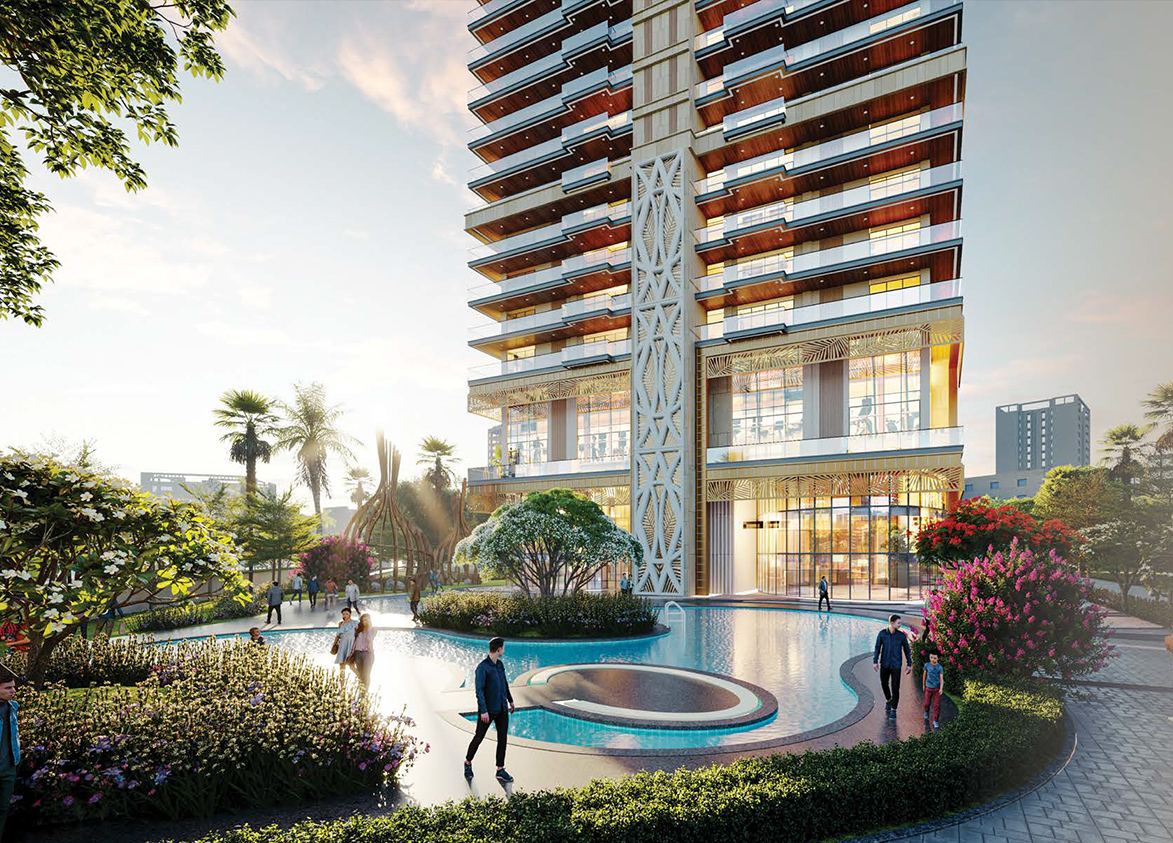 Whiteland The Aspen Iconic Tower Swimming pool