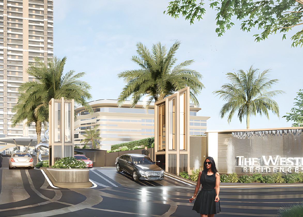 whiteland westin residences entrance gate 1