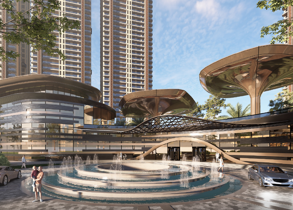 whiteland westin residences clubhouse exterior view
