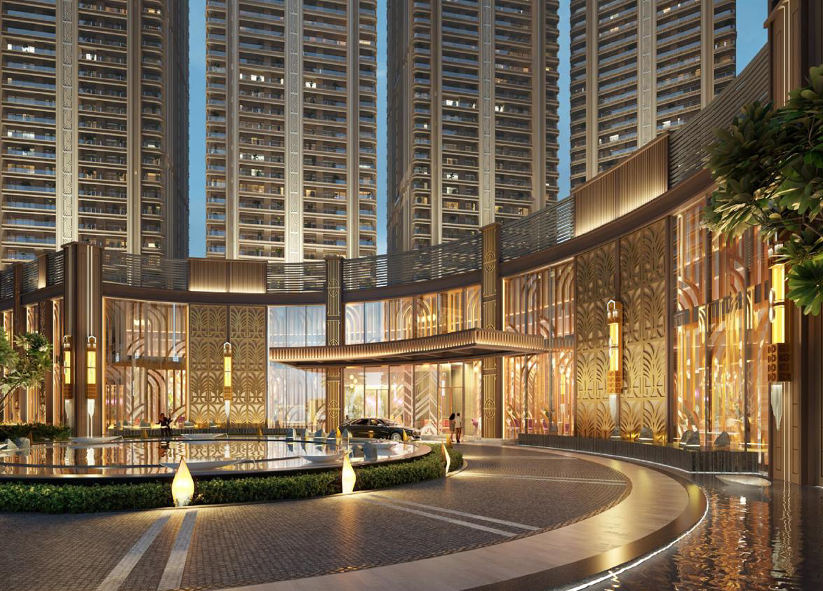 whiteland westin residences clubhouse front view